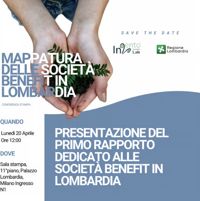 Presentazione del primo rapporto dedicato alle società benefit sul territorio lombardo